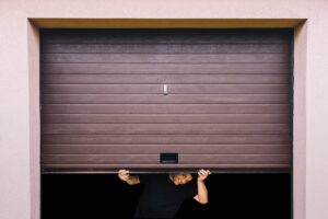 Can you open a garage door with your hands