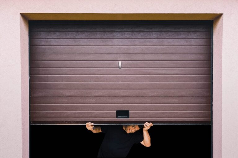 Can you open a garage door with your hands